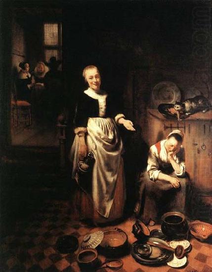 MAES, Nicolaes The Idle Servant china oil painting image
